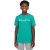 imageChampion Boys Tee Shirt Short Sleeve Logo TShirt for KidsSignature Oasis