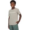 imageChampion Boys Tee Shirt Short Sleeve Logo TShirt for KidsSignature Sand Khaki