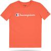 imageChampion Boys Tee Shirt Short Sleeve Logo TShirt for KidsSignature Orange Red
