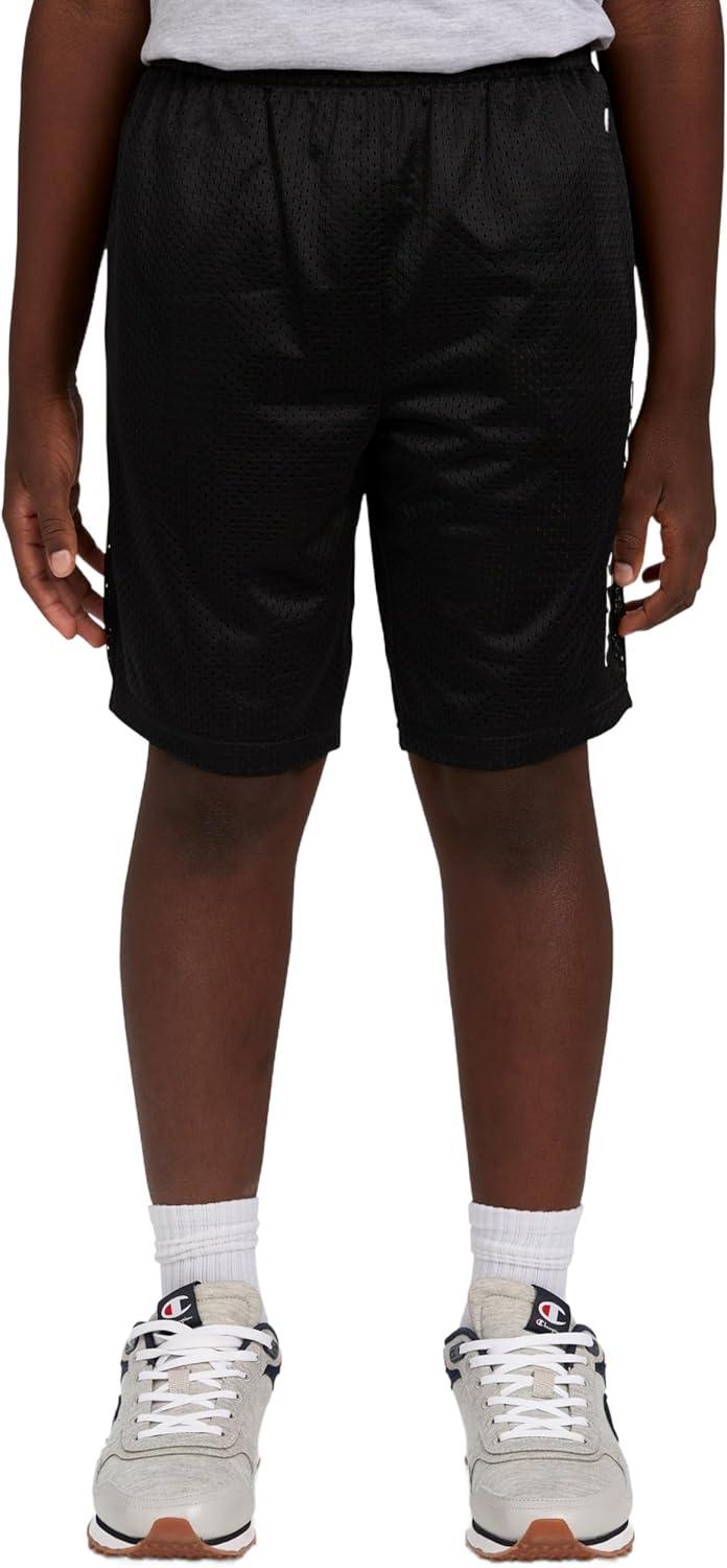 imageChampion Boys Shorts Athletic Mesh Basketball Shorts for BoysSignature Black