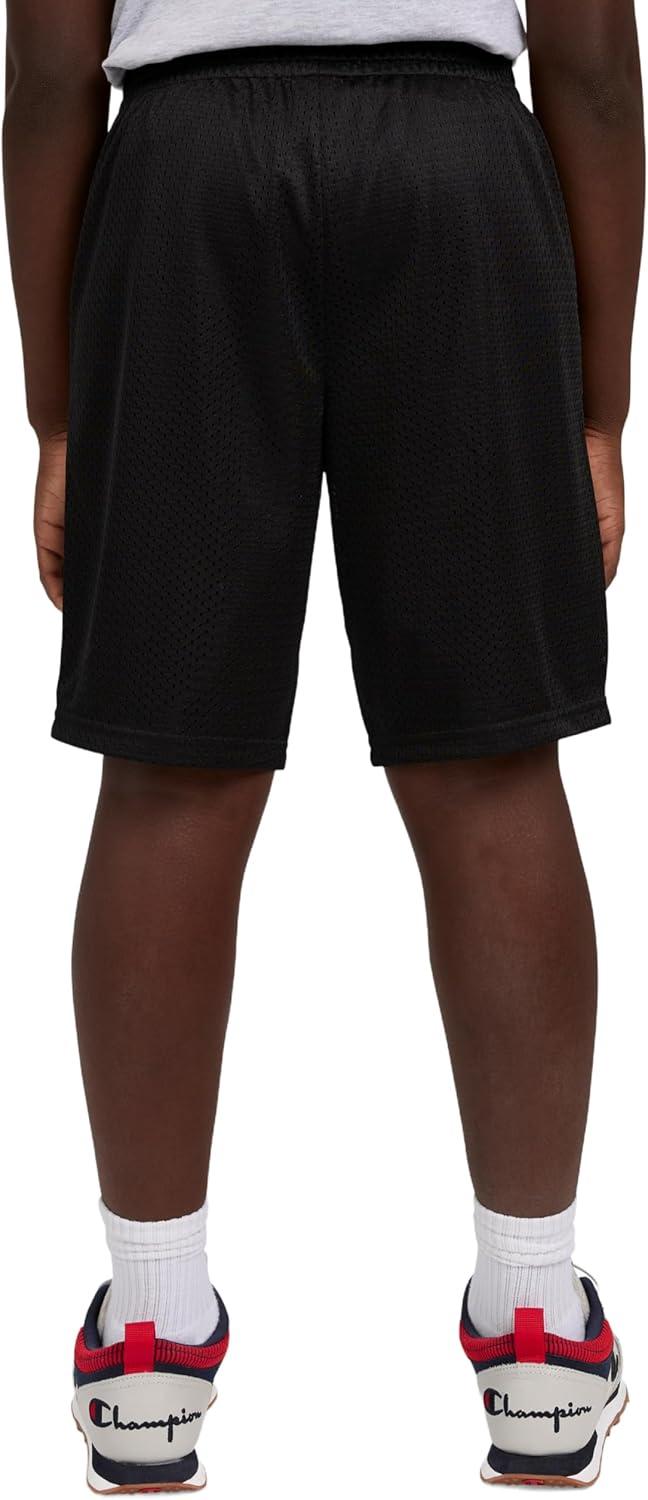 imageChampion Boys Shorts Athletic Mesh Basketball Shorts for BoysSignature Black