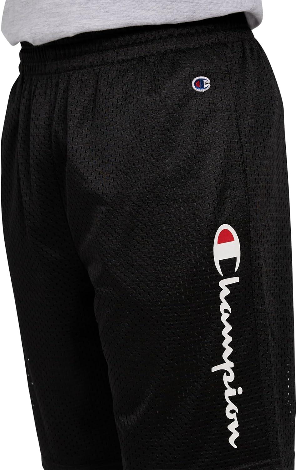 imageChampion Boys Shorts Athletic Mesh Basketball Shorts for BoysSignature Black