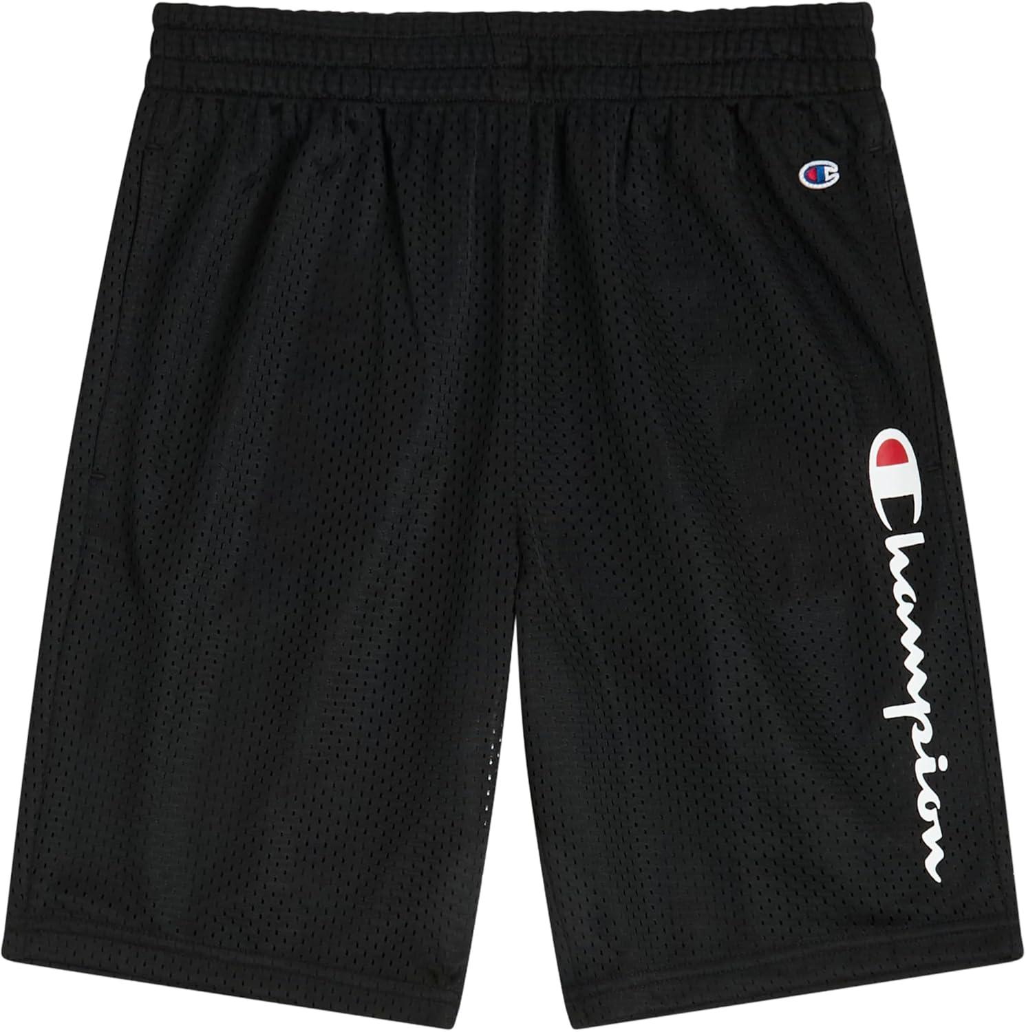 imageChampion Boys Shorts Athletic Mesh Basketball Shorts for BoysSignature Black