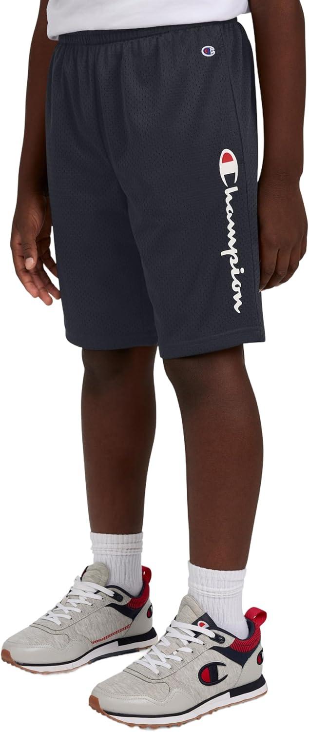 imageChampion Boys Shorts Athletic Mesh Basketball Shorts for BoysSignature Dark Navy