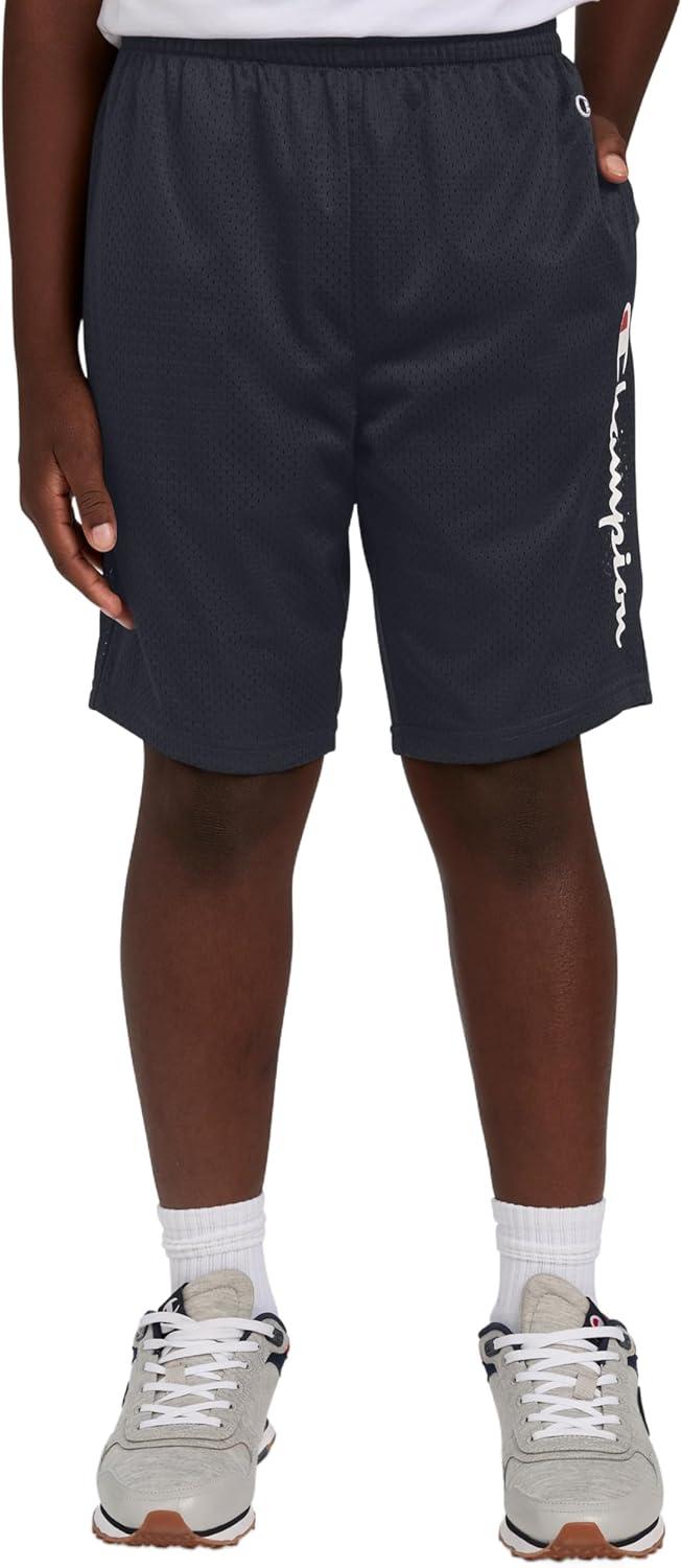 imageChampion Boys Shorts Athletic Mesh Basketball Shorts for BoysSignature Dark Navy