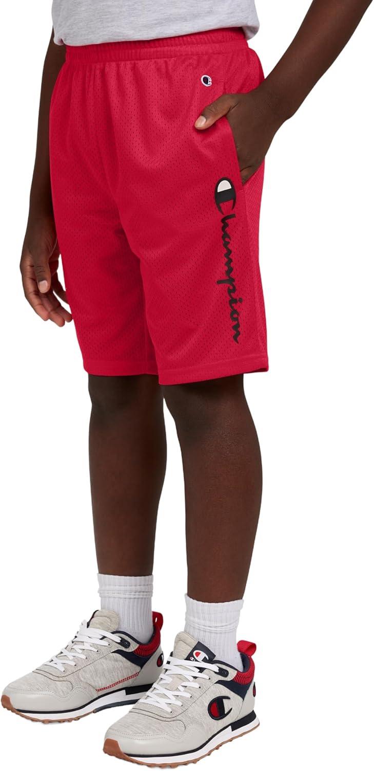 imageChampion Boys Shorts Athletic Mesh Basketball Shorts for BoysSignature Lychee