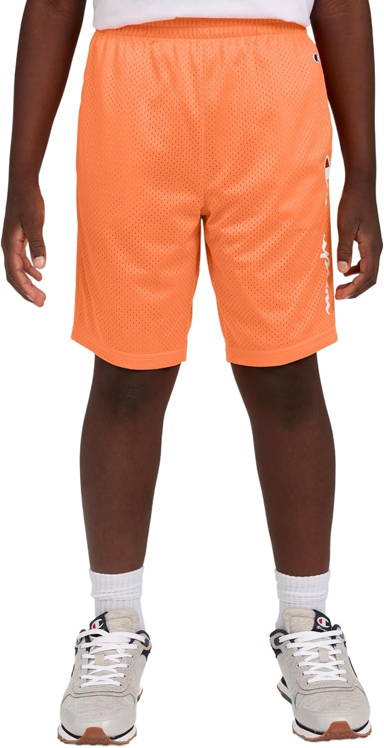 imageChampion Boys Shorts Athletic Mesh Basketball Shorts for BoysSignature Nectarine