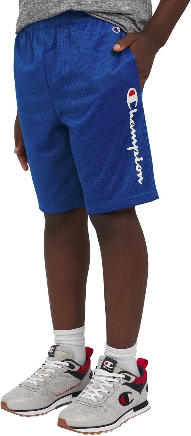 imageChampion Boys Shorts Athletic Mesh Basketball Shorts for BoysSignature Surf the Web