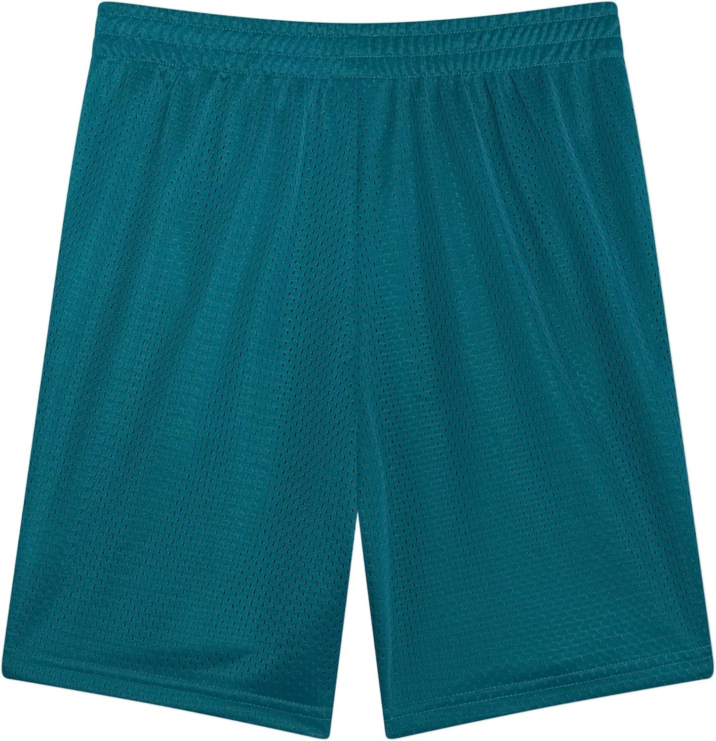 imageChampion Boys Shorts Athletic Mesh Basketball Shorts for BoysSignature Tile Blue
