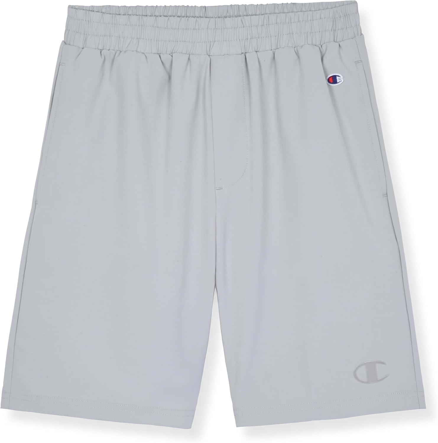 imageChampion Boys Shorts for Kids Athletic 2 Pack Lightweight Hybrid ShortBluelight Gray