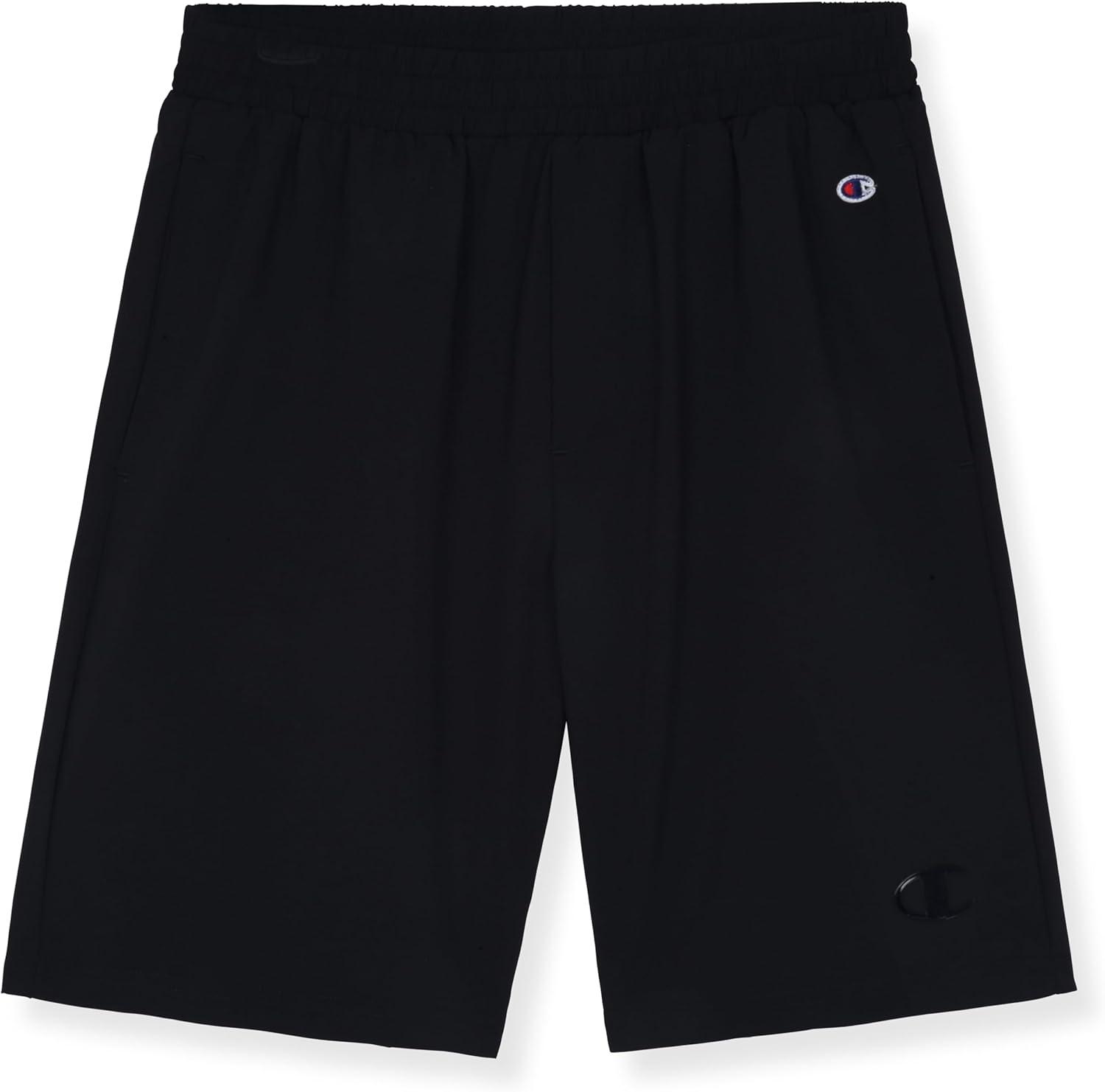 imageChampion Boys Shorts for Kids Athletic 2 Pack Lightweight Hybrid ShortKhakiblack