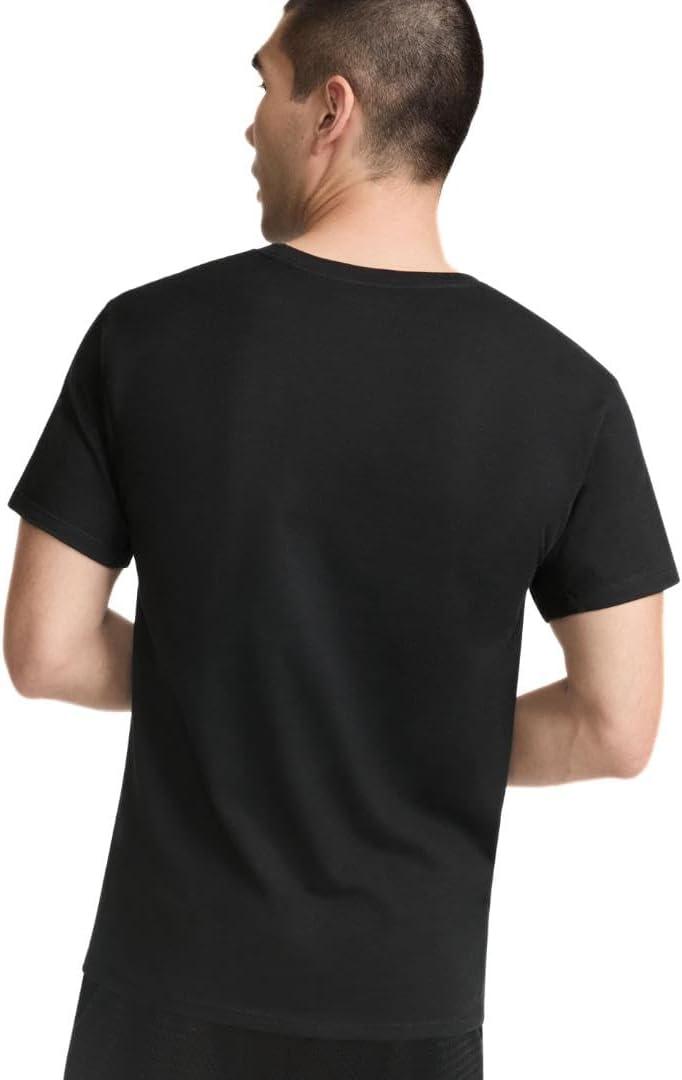 imageChampion Mens Heritage Short Sleeve Tee Mens TShirts Vintage Shirts Mens Tee Shirts GraphicsBlack  Classic Script Logo