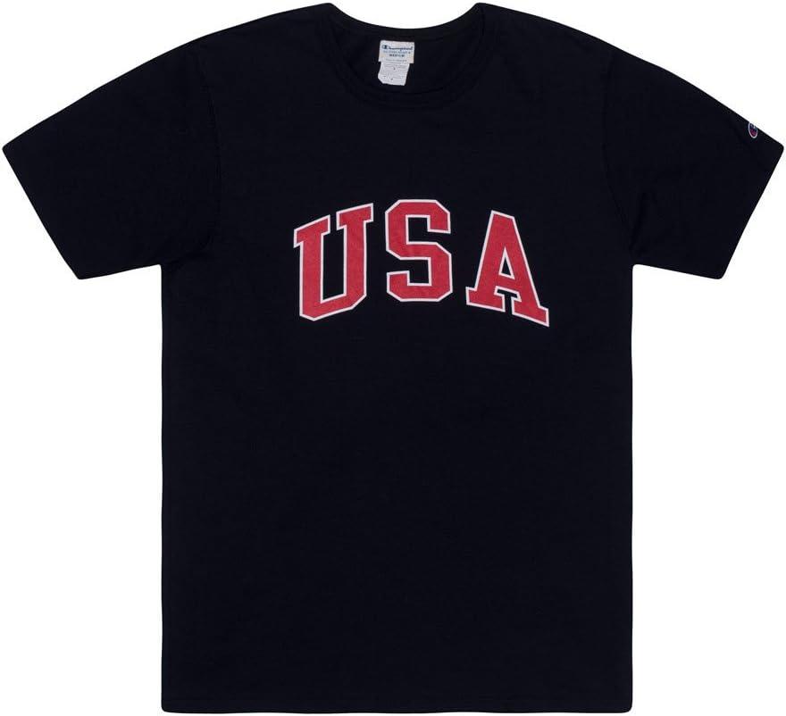 imageChampion Mens Heritage Short Sleeve Tee Mens TShirts Vintage Shirts Mens Tee Shirts GraphicsNavy P