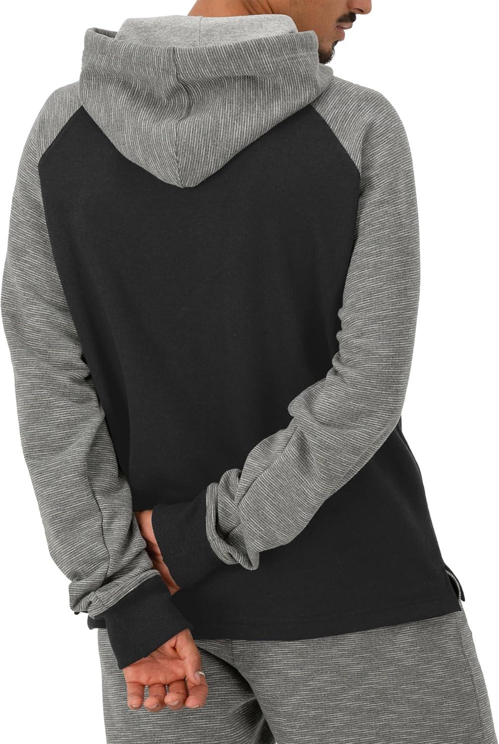 imageChampion Mens Pullover Fleece Hoodie Midweight C Logo Reg Or Big ampamp TallBlackManhattan MistBlack