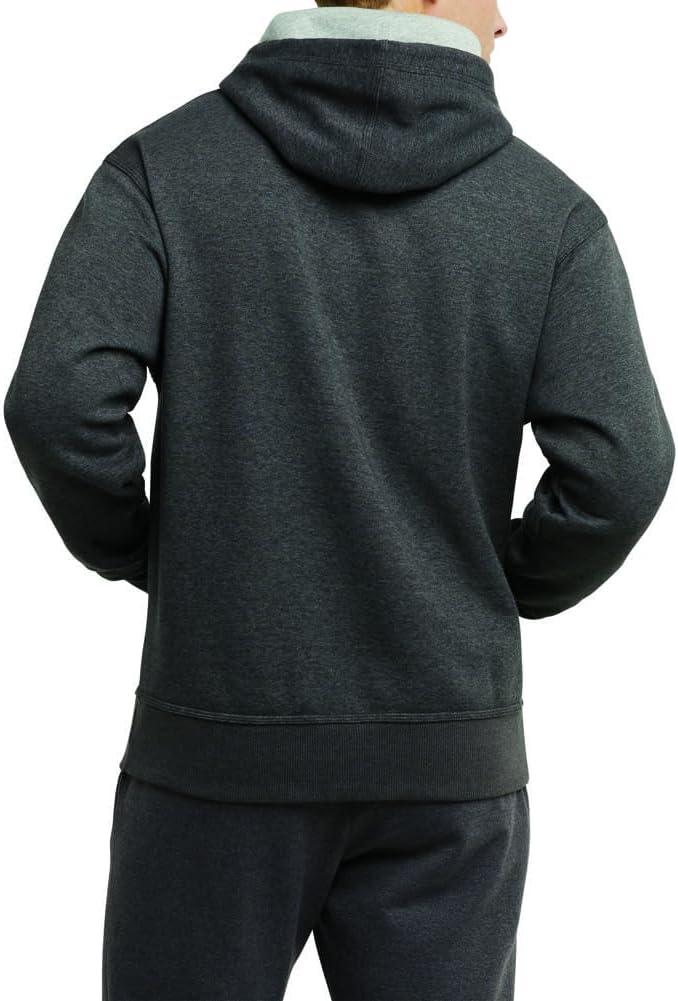 imageChampion Mens Pullover Fleece Hoodie Midweight C Logo Reg Or Big ampamp TallGranite Heather  C Logo