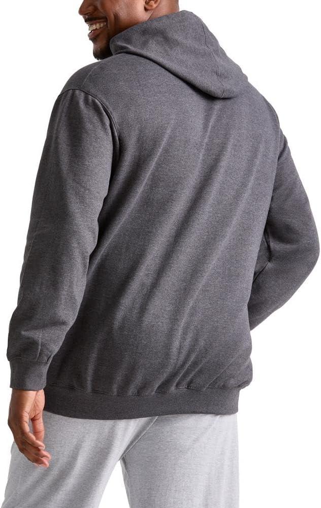 imageChampion Mens Pullover Fleece Hoodie Midweight C Logo Reg Or Big ampamp TallGranite Heather  C Logo