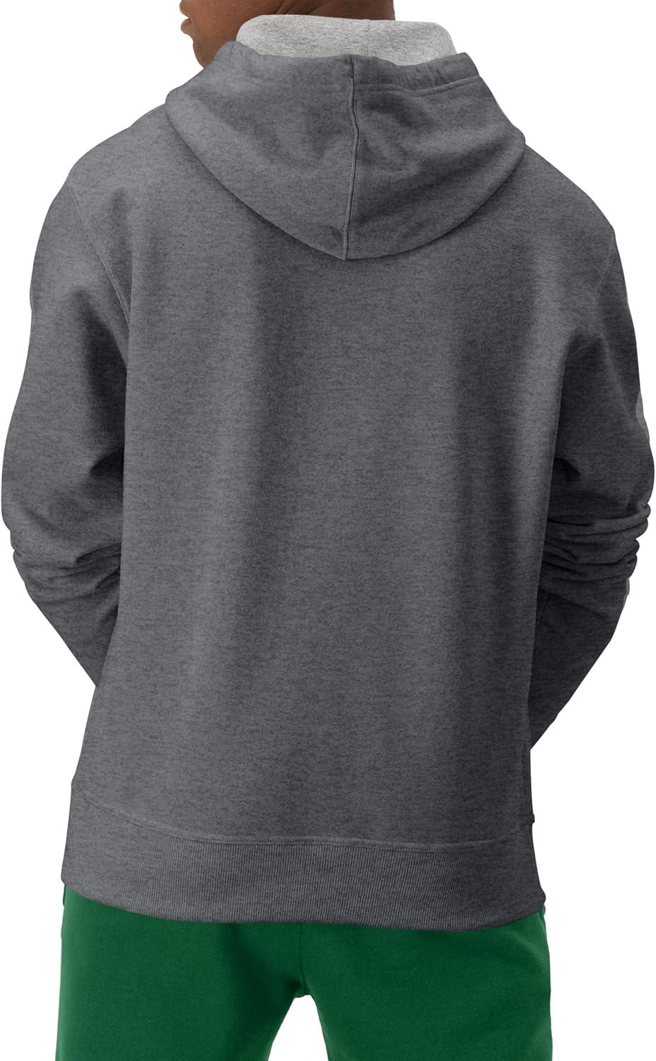 imageChampion Mens Pullover Fleece Hoodie Midweight C Logo Reg Or Big ampamp TallGranite Heather