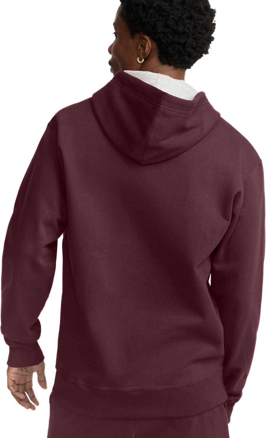imageChampion Mens Pullover Fleece Hoodie Midweight C Logo Reg Or Big ampamp TallMaroon  C Logo