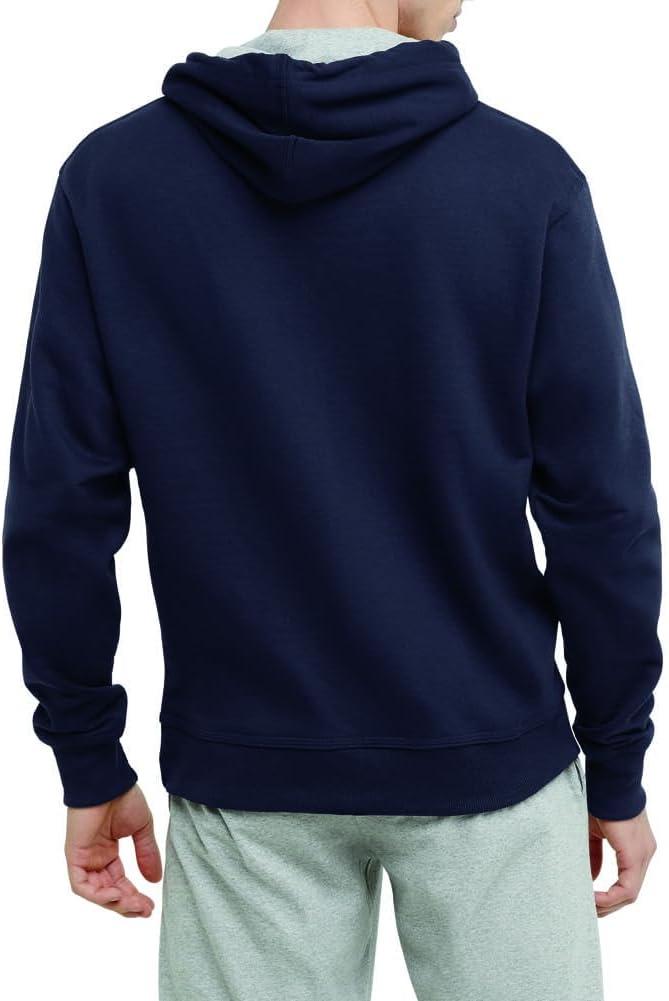 imageChampion Mens Pullover Fleece Hoodie Midweight C Logo Reg Or Big ampamp TallNavy  C Logo