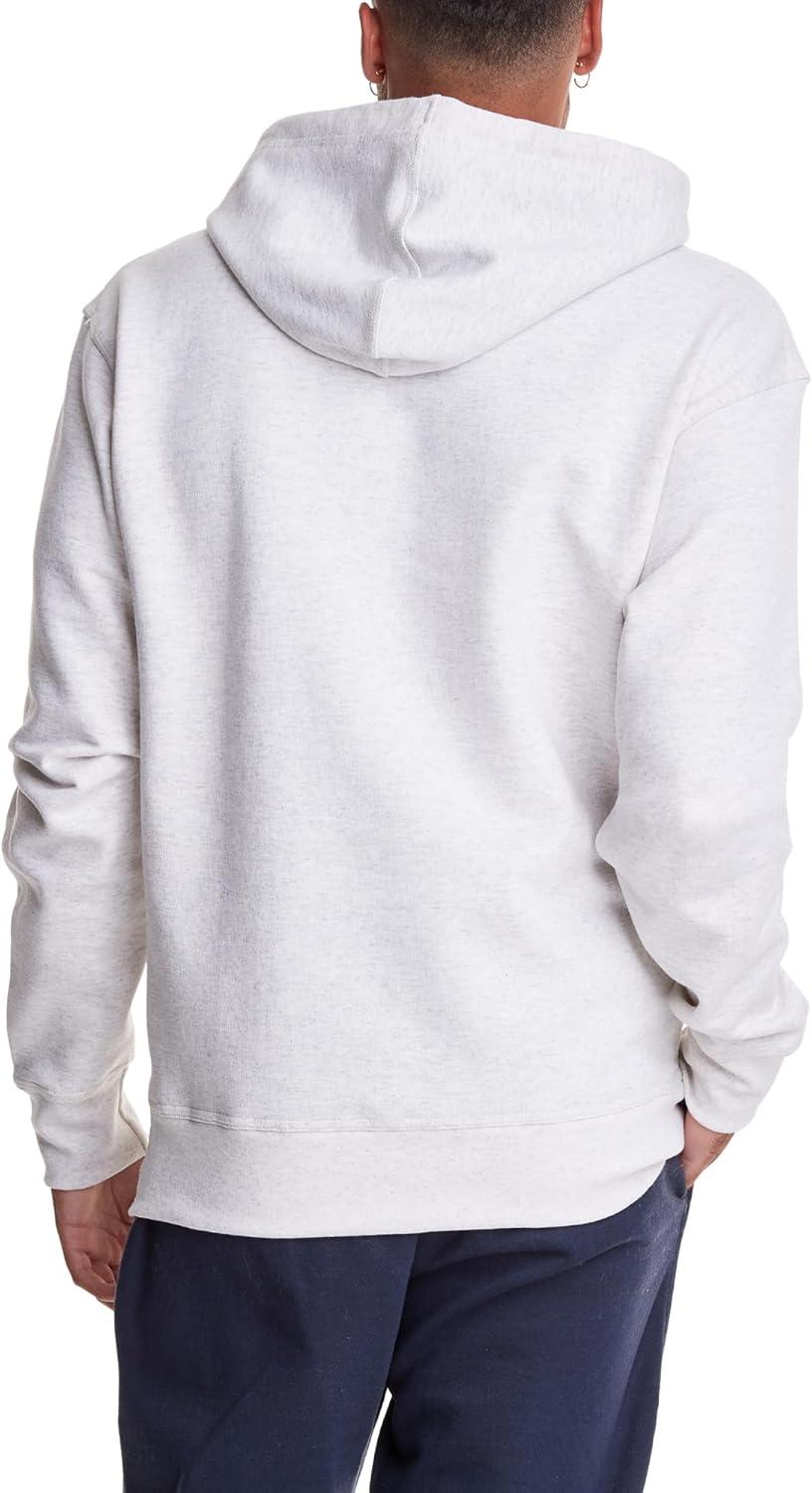 imageChampion Mens Pullover Fleece Hoodie Midweight C Logo Reg Or Big ampamp TallOatmeal Heather  C Logo
