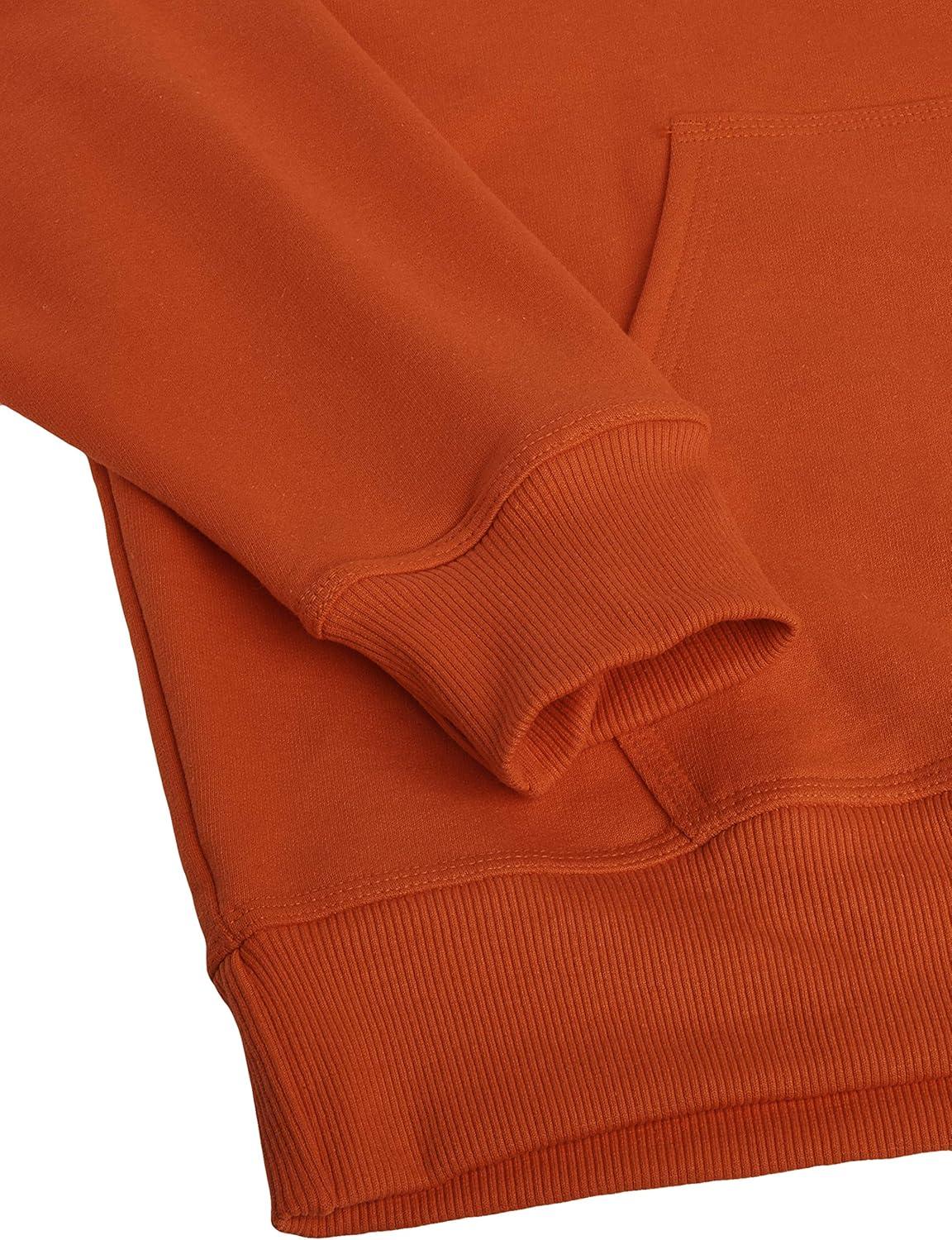 imageChampion Mens Pullover Fleece Hoodie Midweight C Logo Reg Or Big ampamp TallOrange C Logo