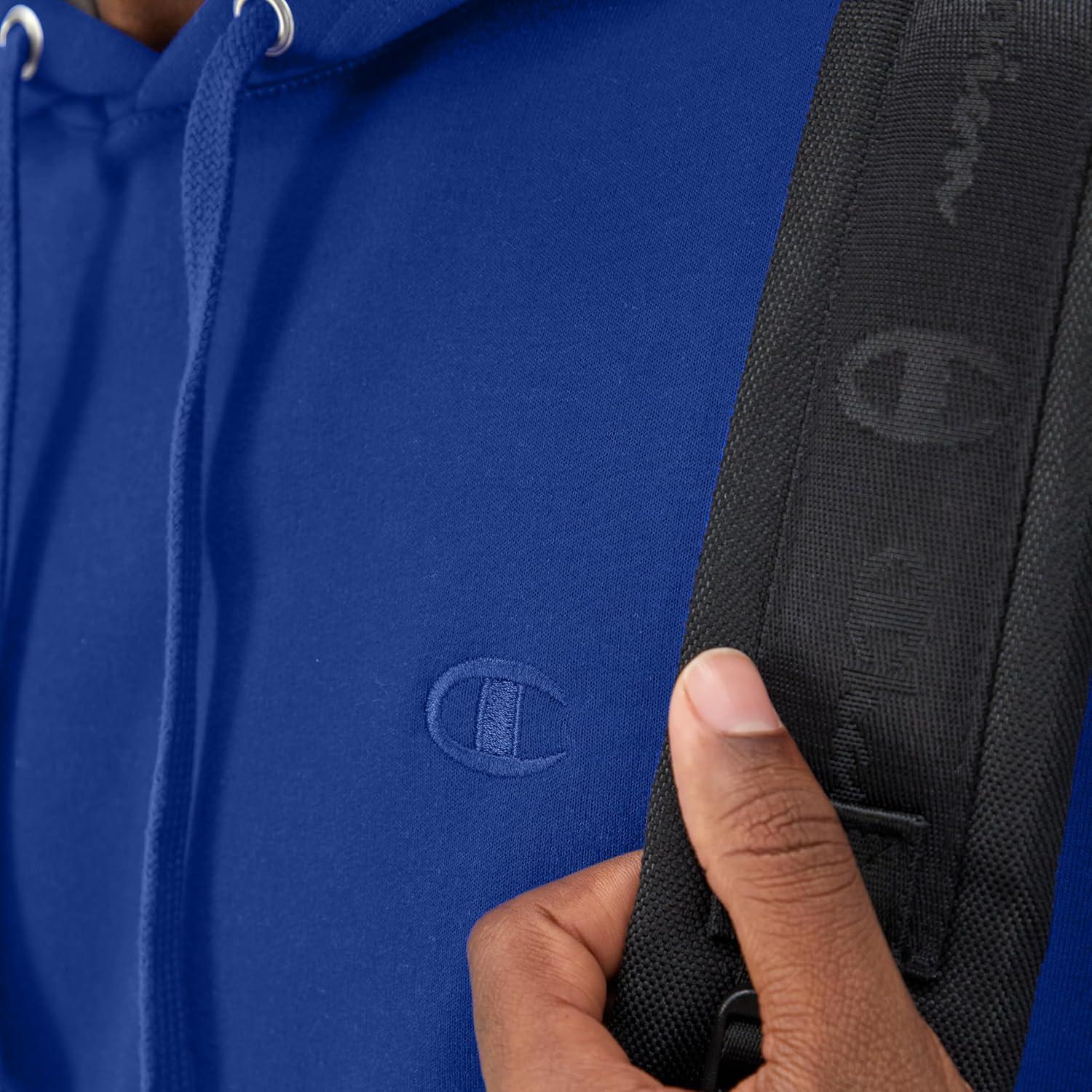 imageChampion Mens Pullover Fleece Hoodie Midweight C Logo Reg Or Big ampamp TallSurf the Web  C Logo