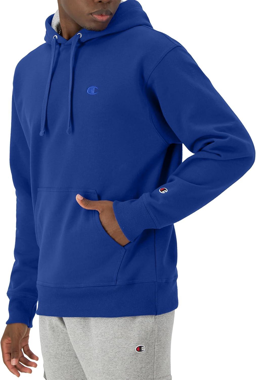 imageChampion Mens Pullover Fleece Hoodie Midweight C Logo Reg Or Big ampamp TallSurf the Web  C Logo