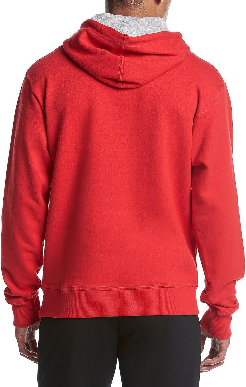 imageChampion Mens Pullover Fleece Hoodie Midweight C Logo Reg Or Big ampamp TallTeam Red Scarlet  C Logo