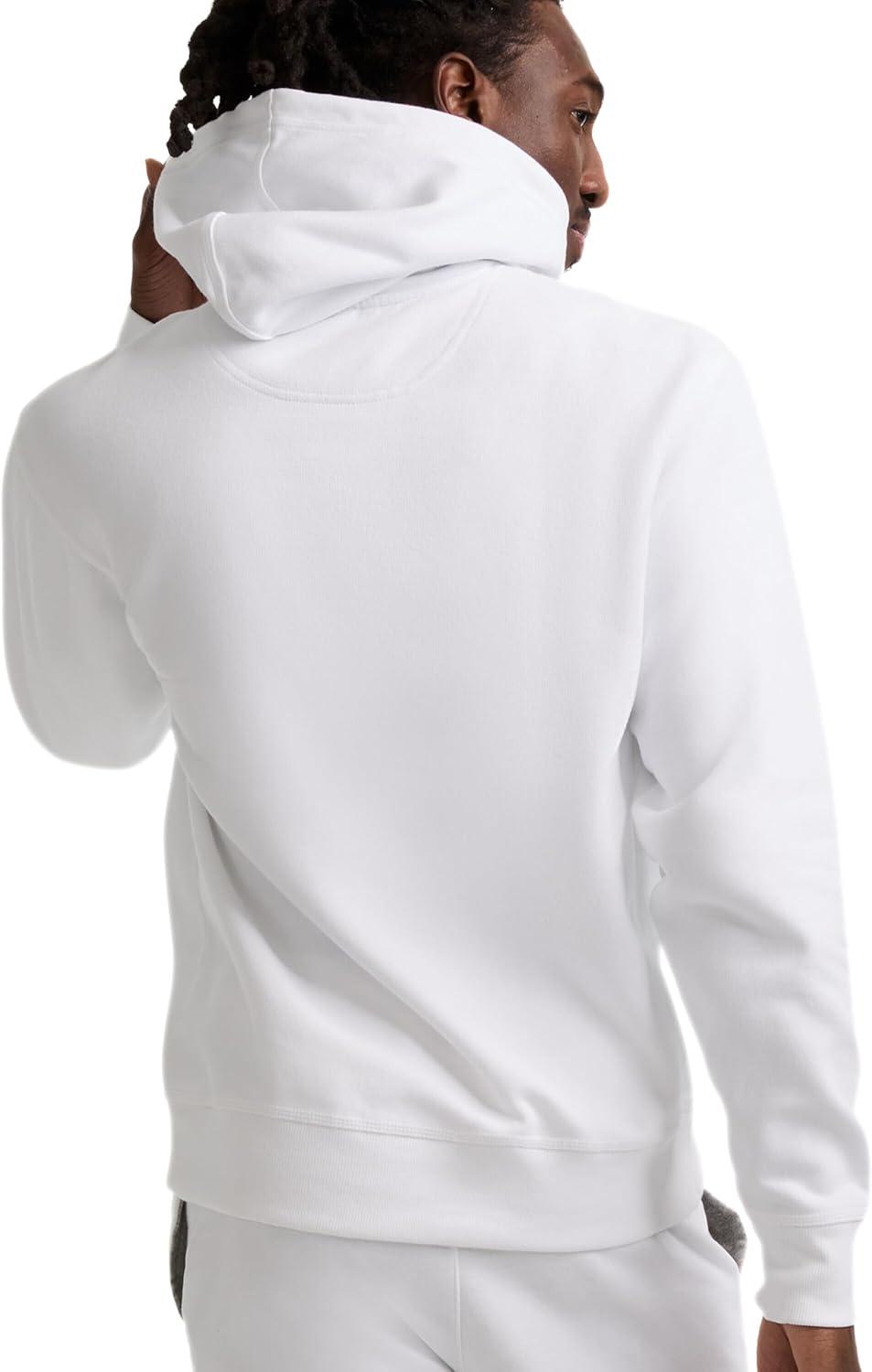 imageChampion Mens Pullover Fleece Hoodie Midweight C Logo Reg Or Big ampamp TallWhite  C Logo