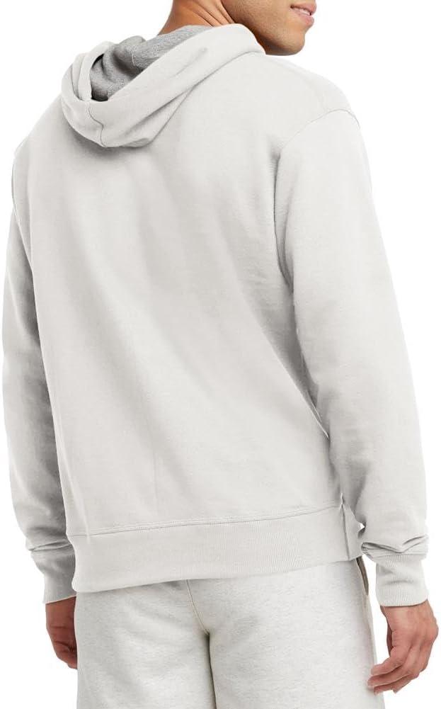 imageChampion Mens Pullover Fleece Hoodie Midweight C Logo Reg Or Big ampamp TallWhite  C Logo