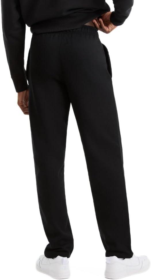 imageChampion Mens Sweatpants Fleece Openbottom Sweatpants for Men Reg Or Big ampamp TallBlack  C Patch Logo