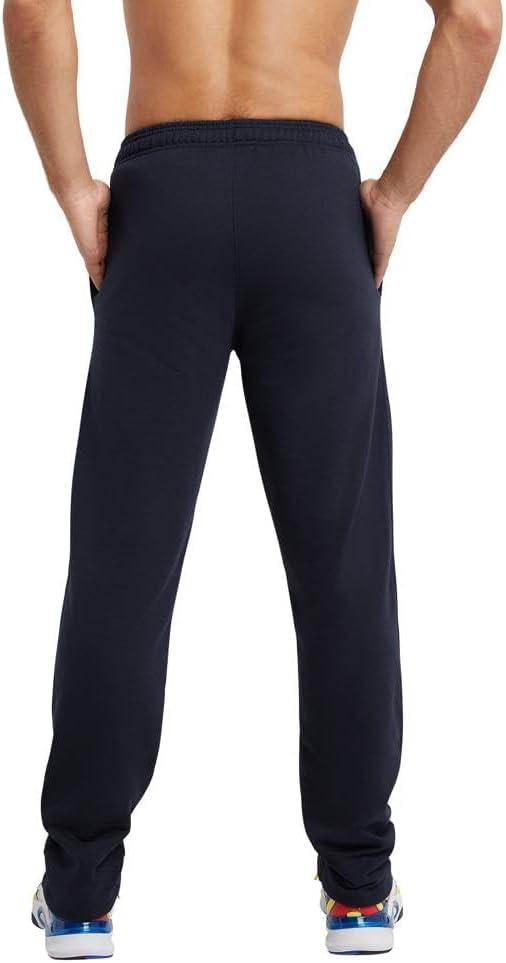 imageChampion Mens Sweatpants Fleece Openbottom Sweatpants for Men Reg Or Big ampamp TallNavy  C Logo