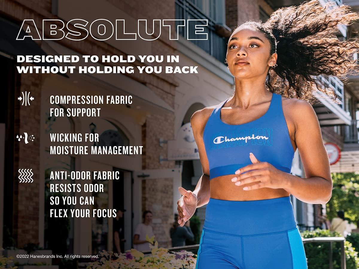 imageChampion Womens Absolute Eco Sports Bra Retired ColorsBlack