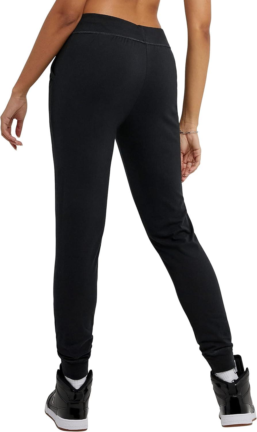 imageChampion Womens Lounge Joggers Pants Standard Fit LightweightBlack