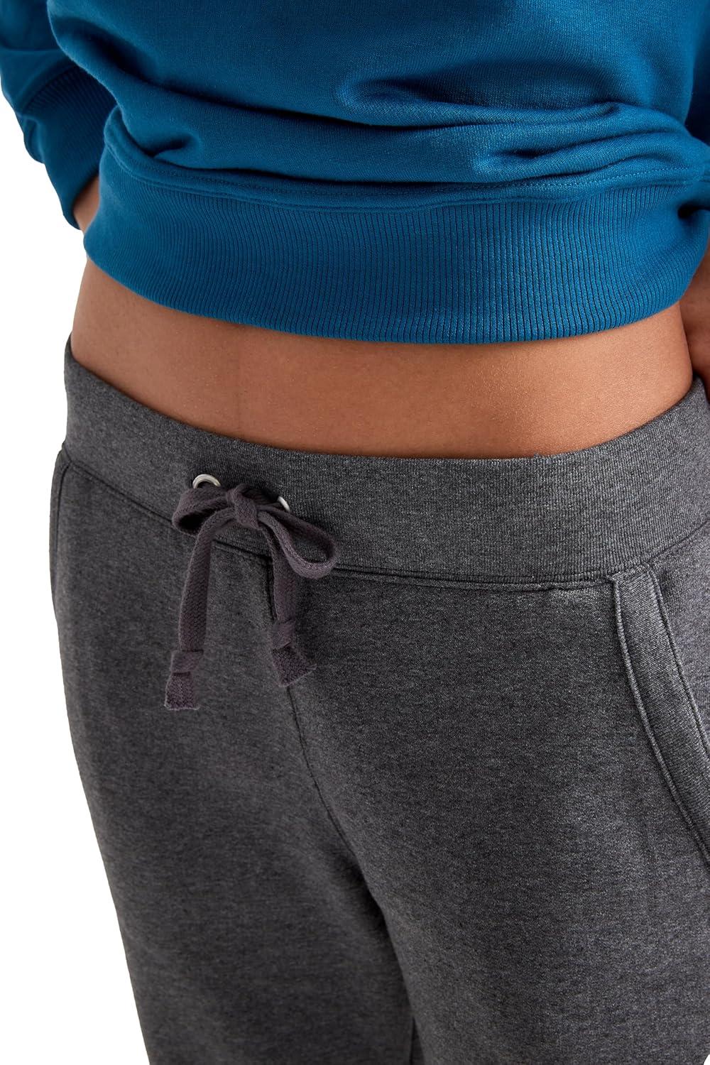 imageChampion Womens OpenBottom Fleece Sweatpants Standard Fit MidweightGranite Heather