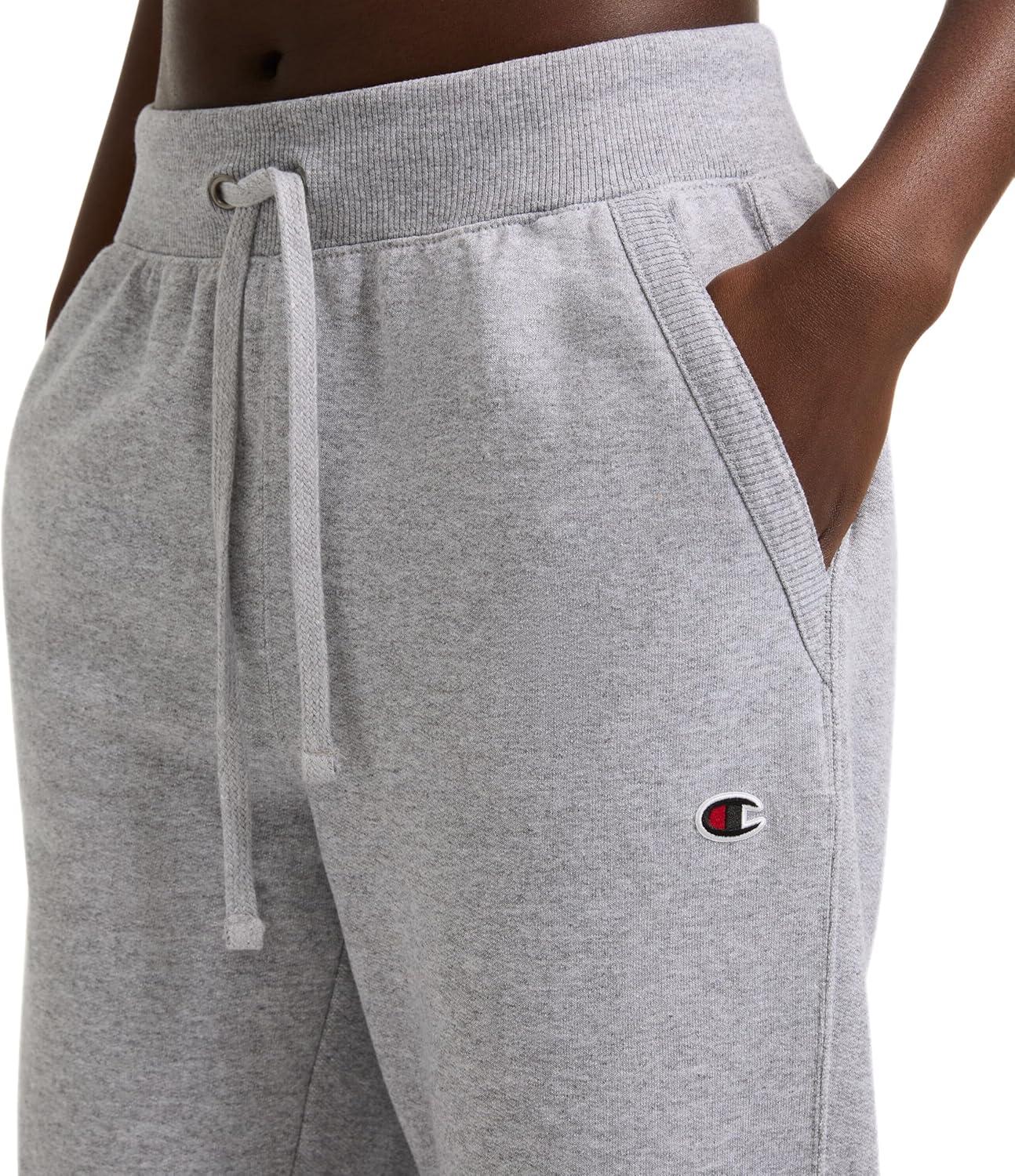 imageChampion Womens OpenBottom Fleece Sweatpants Standard Fit MidweightOxford Gray
