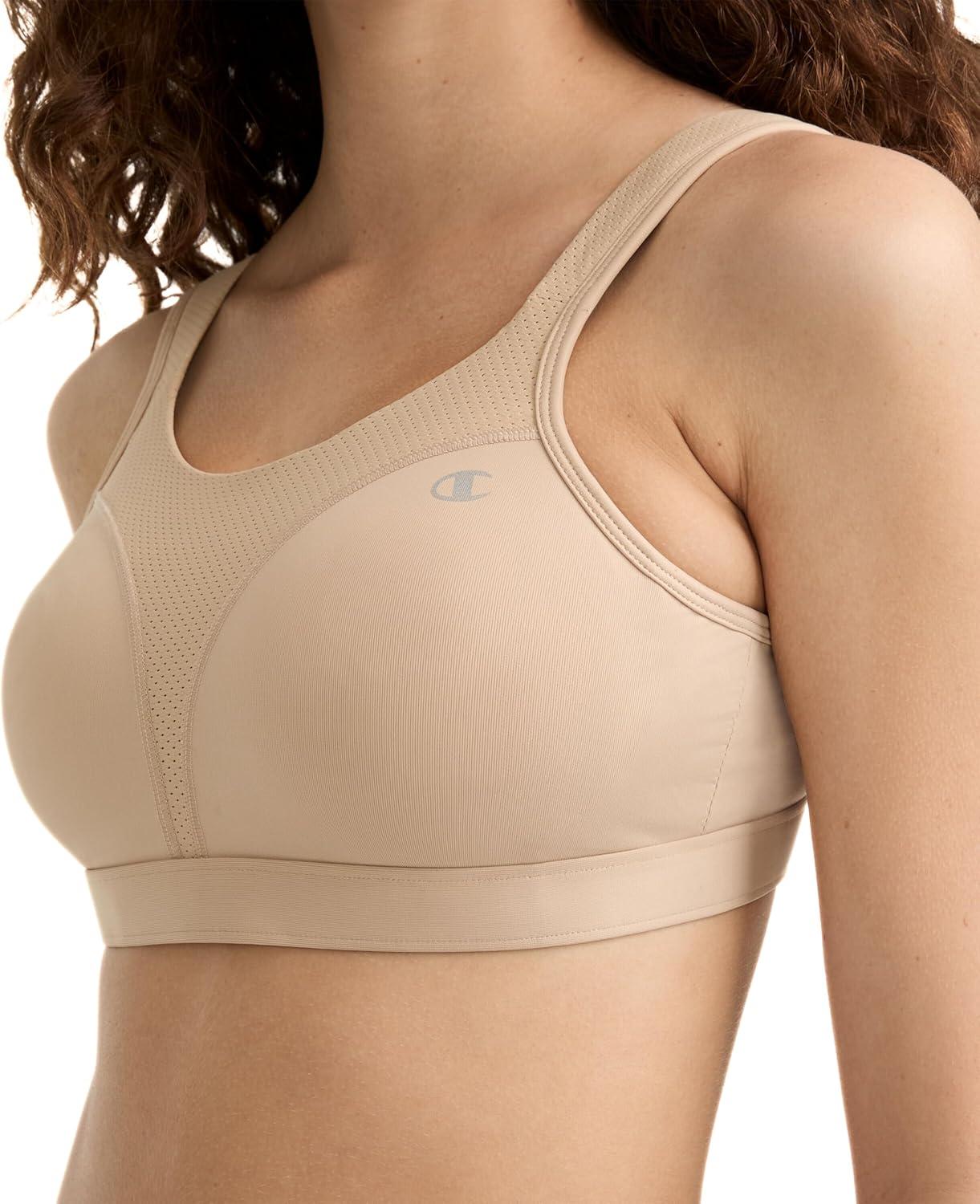 imageChampion Womens Sports Bra Maximum Support HighImpact Sports Bra for WomenNude