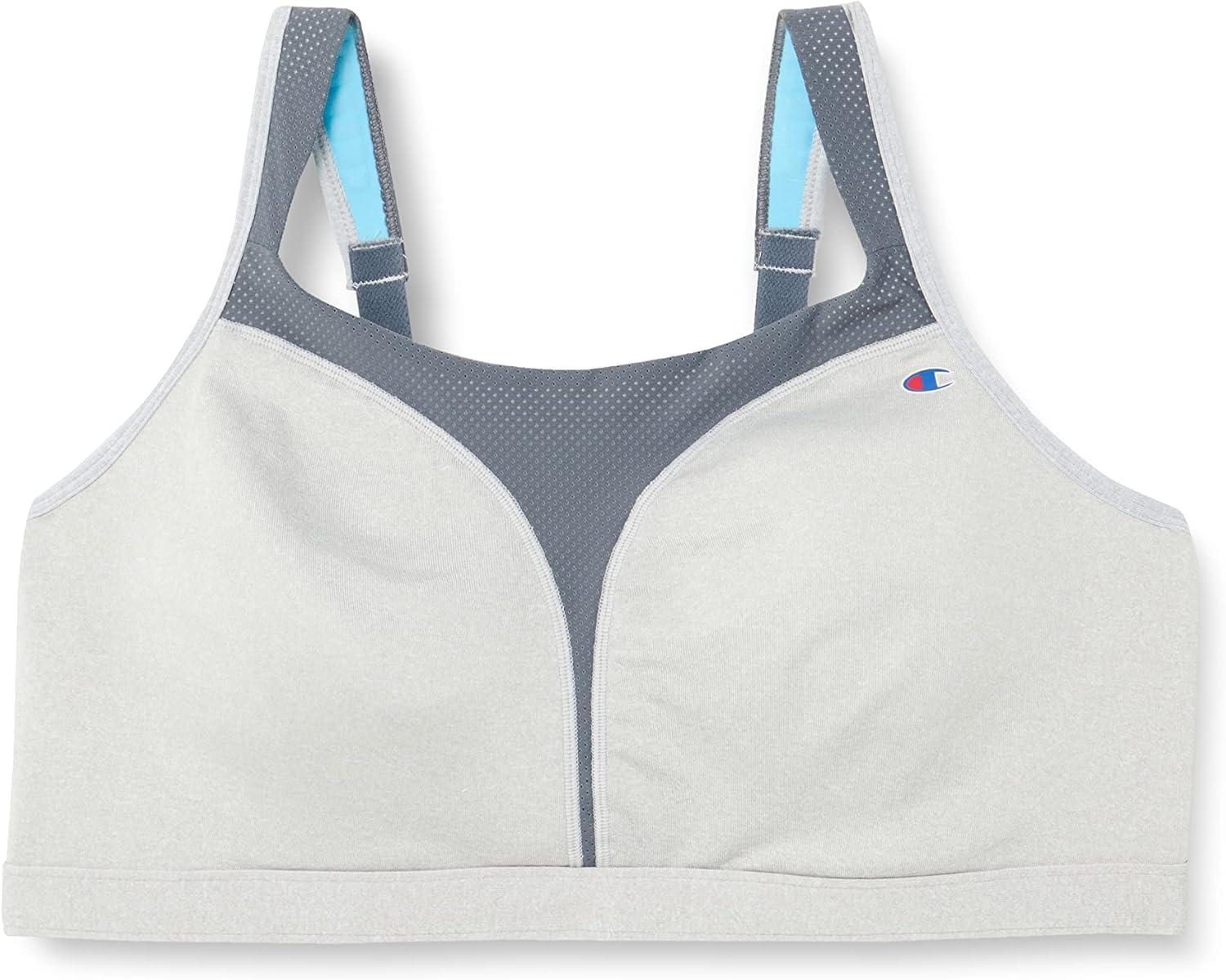 imageChampion Womens Sports Bra Maximum Support HighImpact Sports Bra for WomenOxford HeatherMedium Gray