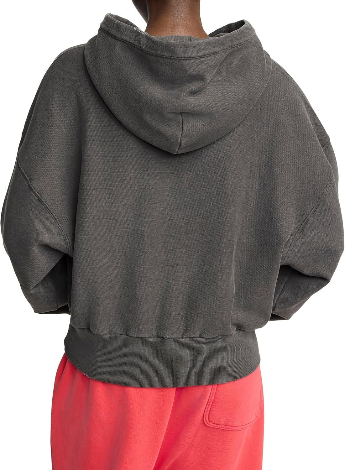 imageChampion womens Zipup Hoodie Vintage Wash Running Women C LogoBlack