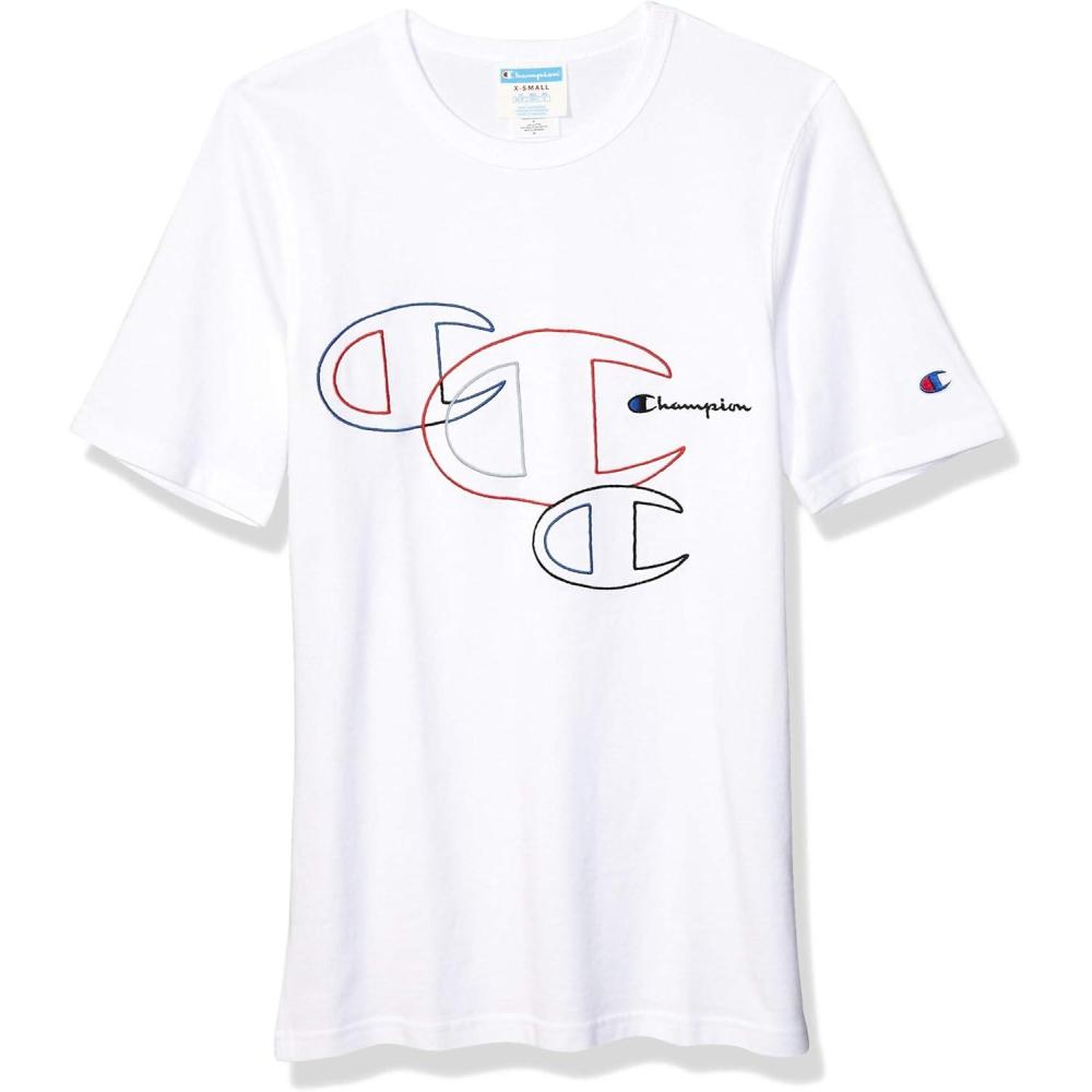 imageChampion Mens Heritage Short Sleeve Tee Mens TShirts Vintage Shirts Mens Tee Shirts GraphicsWhite