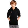 imageChampion Boys Hoodie for Kids Sweatshirt Fleece Youth Pullover With HoodGrey