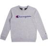 imageChampion Boys Sweatshirt for Kids Pullover Fleece Crewneck SweaterSignature Gray