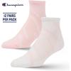 imageChampion Boys and Girls Socks 8 Pair Crew Low Cut No Show Ankle Quarter Socks for GirlsPink Candy