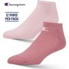 imageChampion Boys and Girls Socks 8 Pair Crew Low Cut No Show Ankle Quarter Socks for GirlsPink Candy