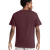 imageChampion Mens Heritage Short Sleeve Tee Mens TShirts Vintage Shirts Mens Tee Shirts GraphicsMaroon  Classic Script Logo