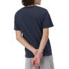 imageChampion Mens Heritage Short Sleeve Tee Mens TShirts Vintage Shirts Mens Tee Shirts GraphicsNavy  Tonal Script Logo