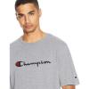 imageChampion Mens Heritage Short Sleeve Tee Mens TShirts Vintage Shirts Mens Tee Shirts GraphicsOxford Grayembroidered Script