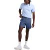 imageChampion Mens Heritage Short Sleeve Tee Mens TShirts Vintage Shirts Mens Tee Shirts GraphicsPewter Blue  Tonal Script Logo