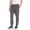 imageChampion Mens Joggers Fleece Joggers Comfortable Sweatpants for Men Reg Or Big ampamp TallGranite Heather  C Patch Logo