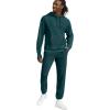 imageChampion Mens Pullover Fleece Hoodie Midweight C Logo Reg Or Big ampamp TallEmerald Allure  C Logo